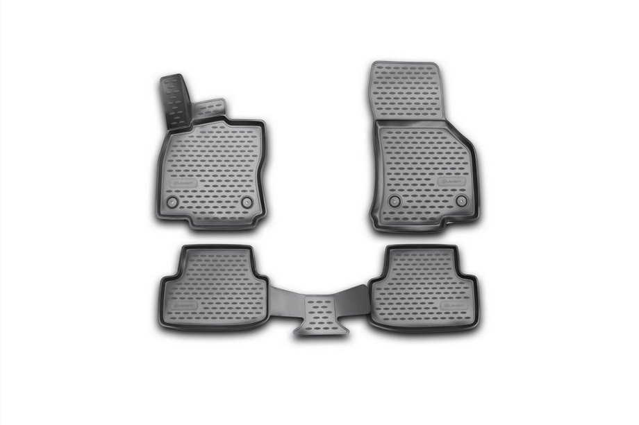 Volkswagen Golf 7/E-Golf 2012-2020 гг. 3D резиновые коврики в салон (4 шт, Novline) Image