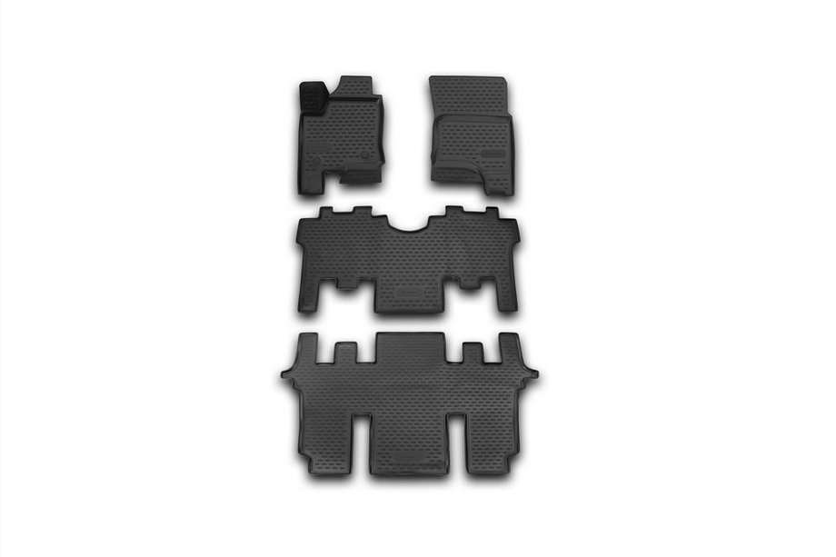 Ssang Yong Stavic 2012-2019 гг. 3D резиновые коврики в салон (4 шт, Novline) Image
