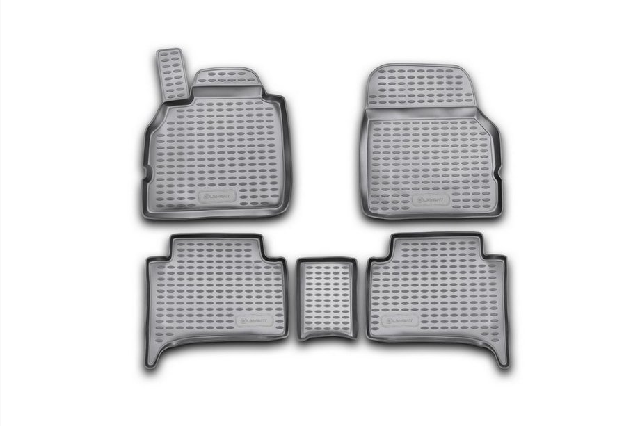 Renault Scenic/Grand 2003-2009 гг. Резиновые коврики в салон (5 шт, Novline) Image
