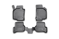Seat Leon 2005-2012 гг. Резиновые коврики в салон (4 шт, Novline) фото 1