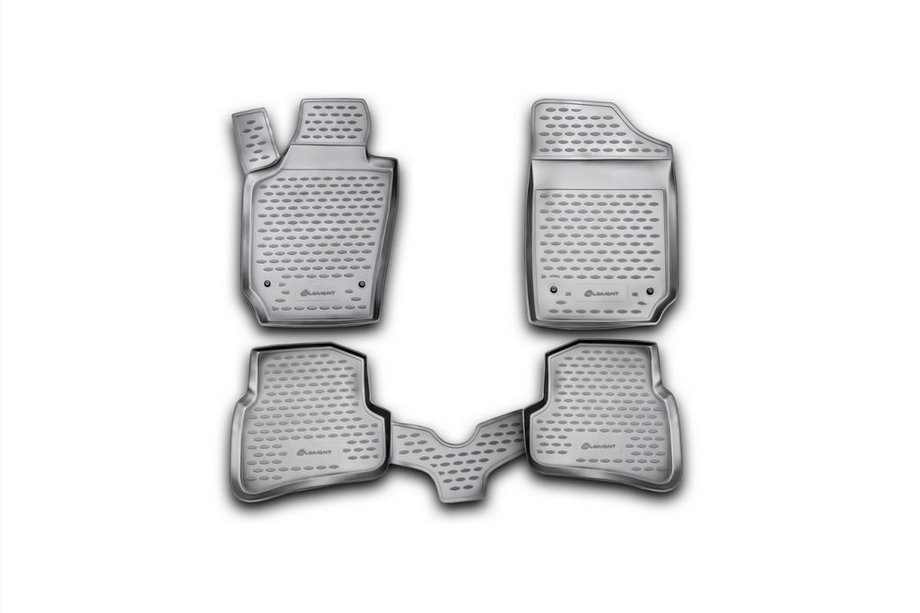 Seat Ibiza 2010-2017 гг. Резиновые коврики в салон (4 шт, Novline) SW Image