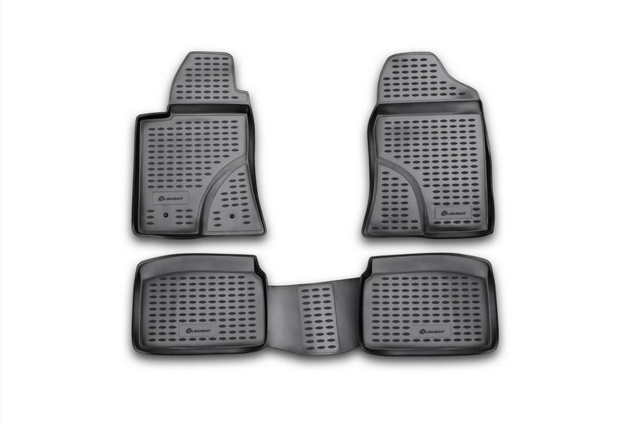 Toyota Avensis 2003-2009 гг. Резиновые коврики в салон (4 шт, Novline) Фото 1