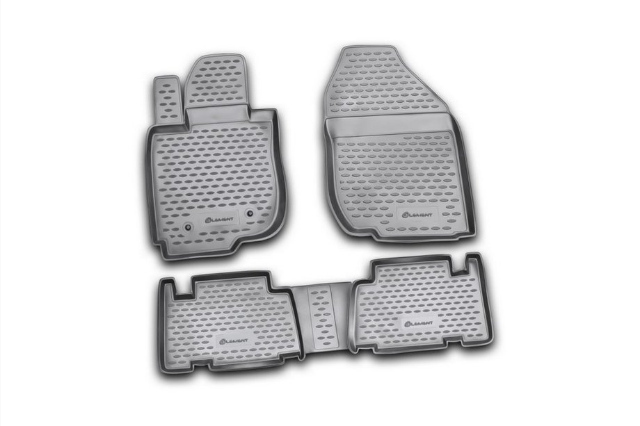 Toyota Rav 4 2006-2013 гг. (2006-2010) Резиновые коврики в салон (4 шт, Novline) Image