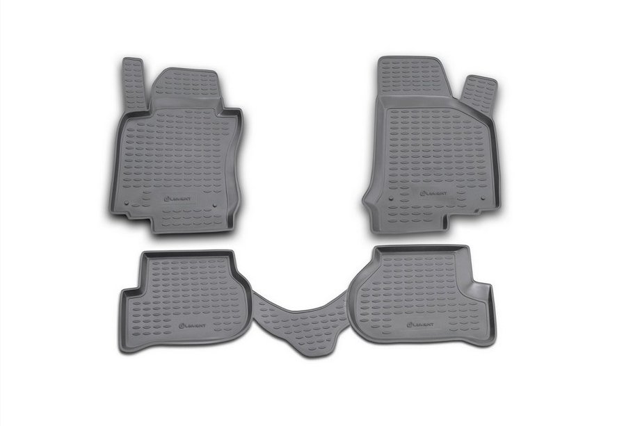 Volkswagen Golf 5 2003-2009 гг. Резиновые коврики в салон (4 шт, Novline) Image