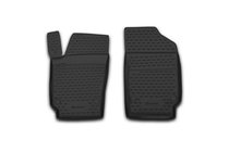 Volkswagen Polo 2010-2017 гг. Резиновые коврики передние (2 шт, Novline) SD фото 1