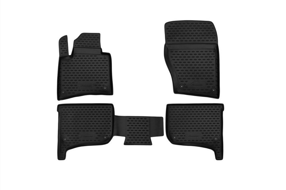 Volkswagen Touareg 2010-2018 гг. Резиновые коврики в салон (4 шт, Novline) Terrain Tech Фото 1