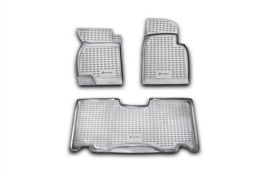 УАЗ 3151 1985–2003 (Patriot) Резиновые коврики (Classic/Comfort) салон (3 шт, Novline) 2005-2014 Image