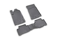SsangYong Rexton I 2001-2017 гг. Резиновые коврики в салон (4 шт, Novline) Вариант 2 фото 1