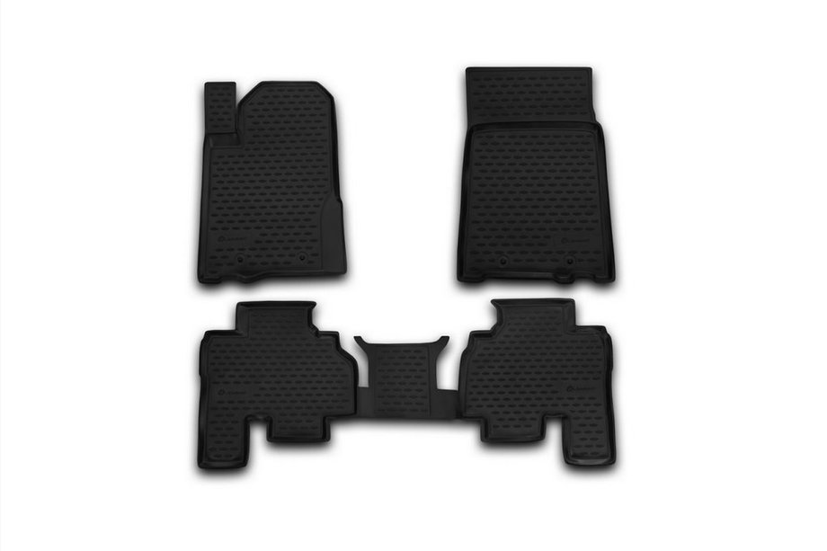 SsangYong Kyron 2005-2014 гг. Резиновые коврики в салон (4 шт, Novline) Image