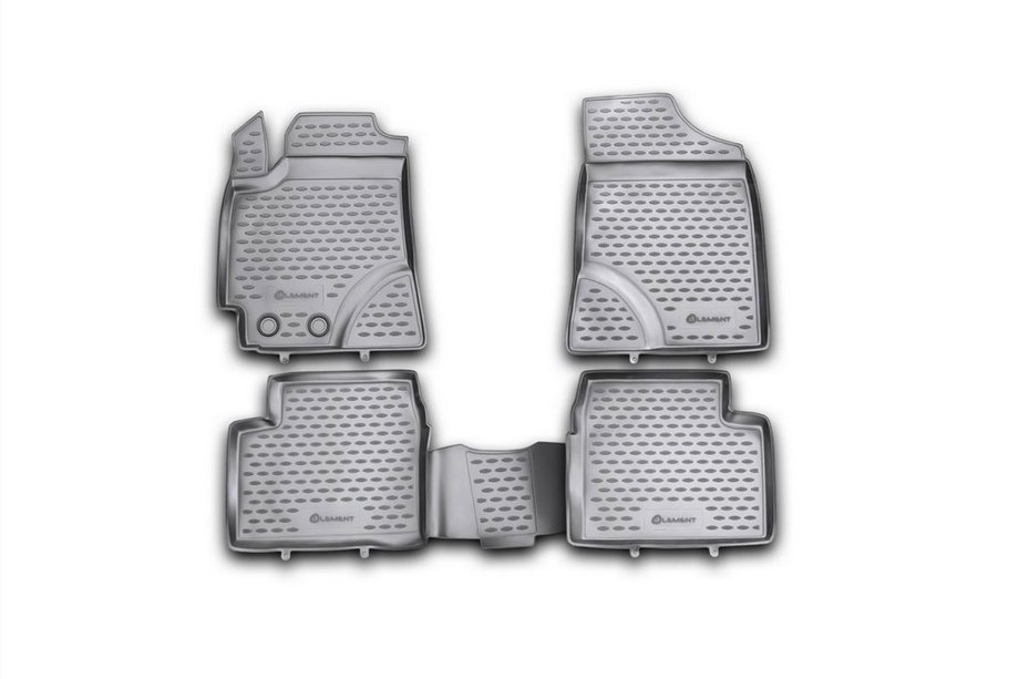 Geely Emgrand EC7 2009- гг. Резиновые коврики в салон (4 шт, Novline) Image