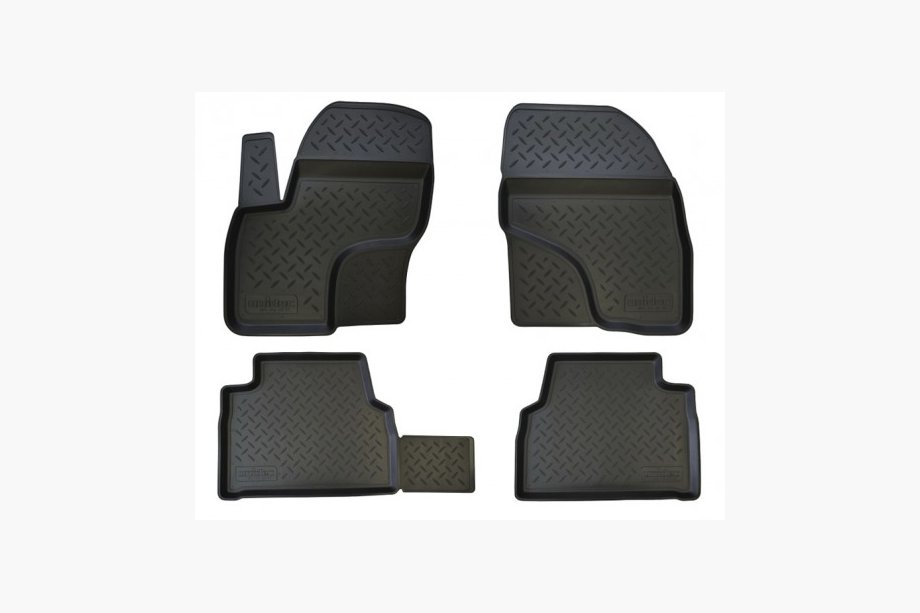 Ford Kuga 2008-2013 гг. Резиновые коврики в салон (4 шт, Novline) Image