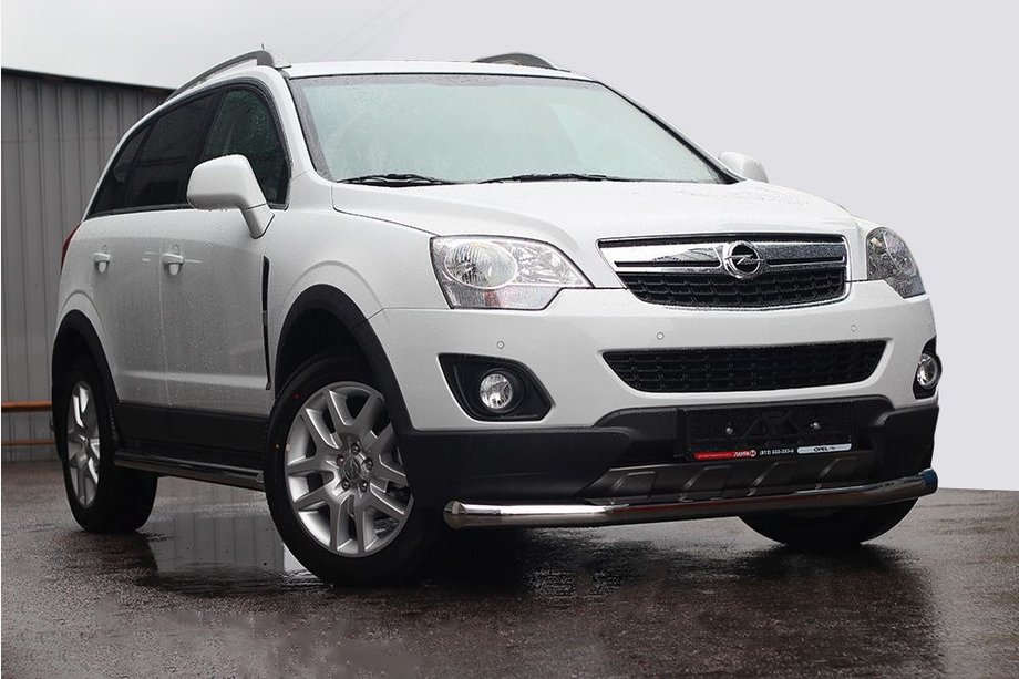 Opel Antara 2006-2017 гг. Одинарная труба (нержавейка) Image