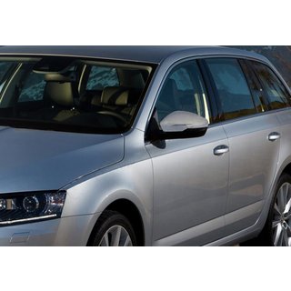 Накладки на Зеркала (2 шт, Нержавеющая Сталь) Skoda Octavia III A7 2013-2019 гг. фото 4