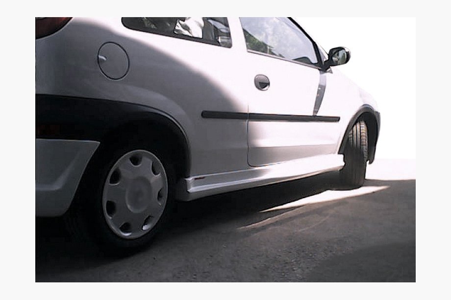Opel Corsa C 2000-2006 гг. Боковые пороги (грунтованные под покраску) Image