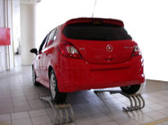 Opel Corsa D 2007-2014 гг. Задняя нижняя накладка (грунт под покраску) фото 2