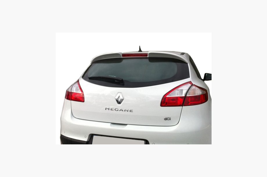 Renault Megane III 2009-2016 гг. Спойлер HB (грунтованный под покраску) Image