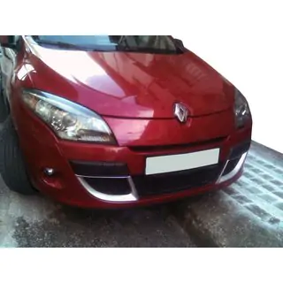 Вставки в бампер (2008-2012, 2 шт, грунтованные) Renault Megane III 2009-2016 гг. фото 1
