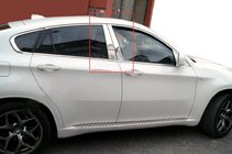 BMW X6 E71 2008–2014 гг. Накладки на дверные стойки из нержавеющей стали фото 1