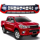 Toyota Hilux 2015- гг. Передняя решетка с LED фото 1