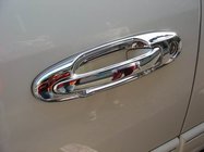 Lexus LX470 1998-2007 гг. Хромированные Накладки на Ручки с Окантовкой (8 шт, Пластик) фото 1