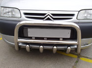 Peugeot Partner 1996-2008 гг. Кенгурятник QT006 (нерж. сталь) 60 мм фото 1