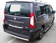 Peugeot Expert 2007-2016 гг. Задняя дуга AK002 (нерж. сталь) фото 1