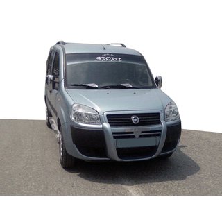Губа на передний бампер (грунтованная под покраску) Fiat Doblo I 2005-2010 гг. фото 1