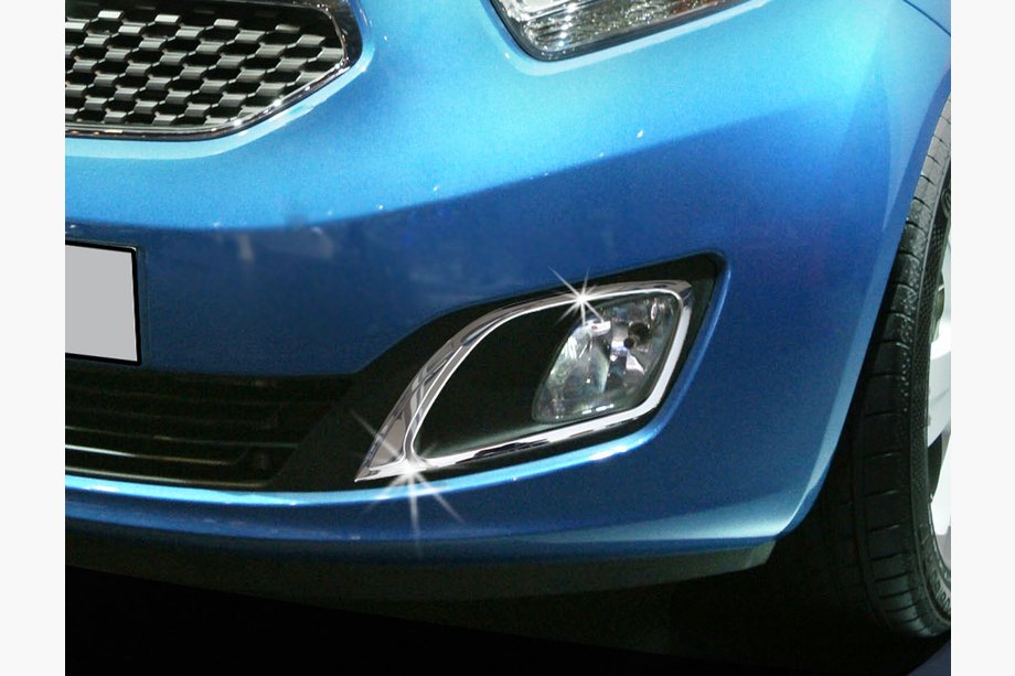 Kia Venga 2010-2019 гг. АРХИВ Окантовки противотуманных фар Нержавейка (2 шт.) Image