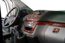Mercedes Viano 2004-2014 гг. Накладки на панель Meric (Передняя часть + Вставки в салон) фото 6