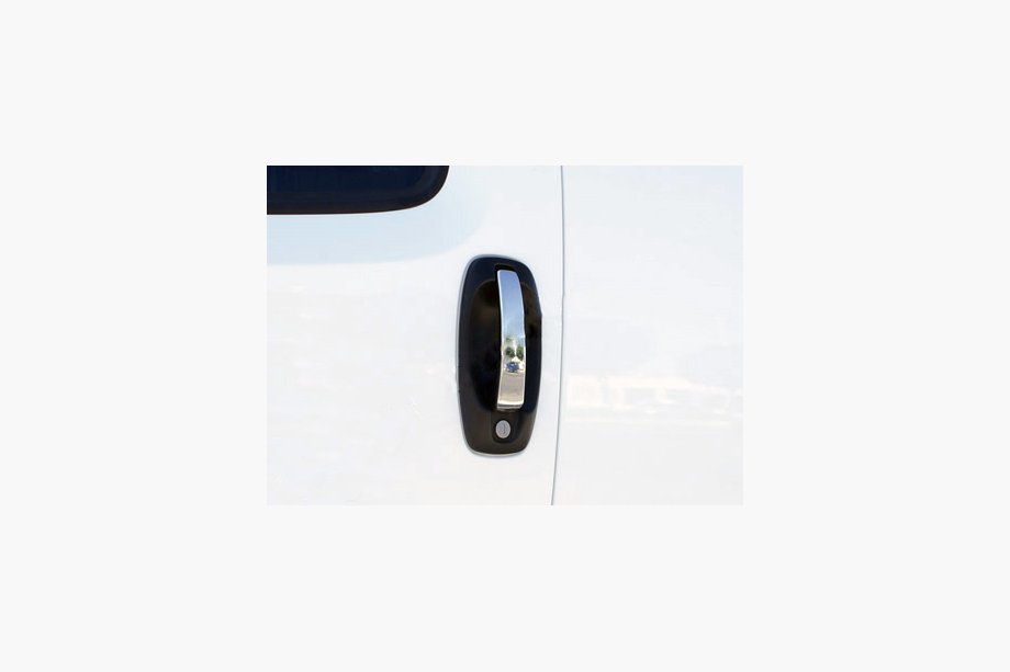 Peugeot Bipper 2008-2017 гг. Накладки на дверные ручки Нержавейка 5-дверный Image