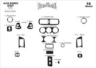 Alfa Romeo Spider/GTV 1995–2005 гг. Декор панели Темное дерево фото 3