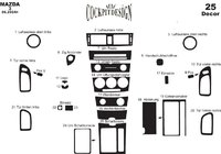Mazda 3 2003-2009 гг. Накладки на Панель Приборов Дерево фото 3