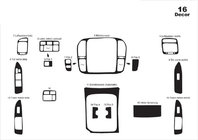 Toyota Land Cruiser 100 1998-2007 гг. Накладки на Панель Приборов Алюминий фото 3
