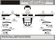 Chevrolet Lacetti 2003-2024 гг. Накладки на панель приборов Hatchback (Hartman) Алюминий фото 1