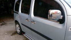 Mercedes Citan 2013-2021 гг. Окантовка окон Нержавейка Передние двери фото 1