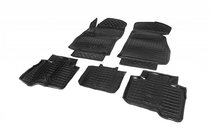 Citroen Nemo 2007-2017 гг. Резиновые коврики с бортиком (Autogumm) фото 1