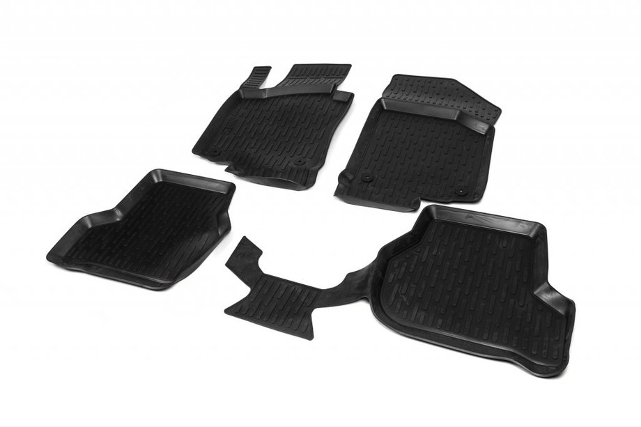 Skoda Octavia II A5 2010-2013 гг. Резиновые коврики (4 шт, Niken 3D) Image