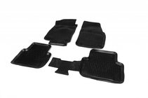 Volkswagen Tiguan 2016-2023 гг. Резиновые коврики (4 шт, Niken 3D) фото 1