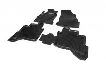 Toyota Hilux 2015- гг. Резиновые коврики (4 шт, Niken 3D) фото 1
