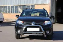 Renault Sandero 2013-2022 гг. Передняя Дуга WT006 (Нержавейка) фото 5