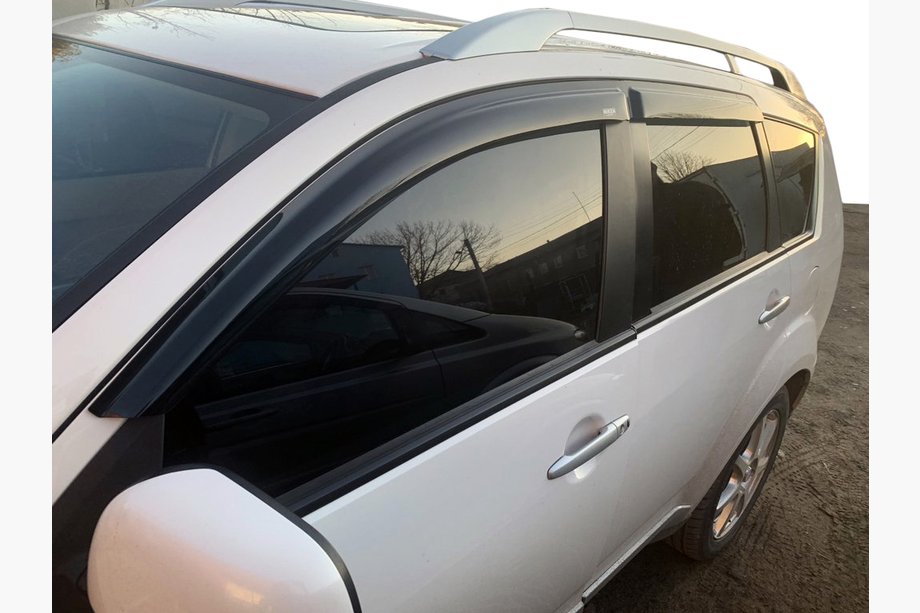 Mitsubishi Outlander 2006-2012 гг. Ветровики на окна (4 шт, Niken) Image