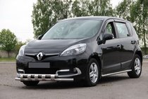 Renault Scenic/Grand 2009-2016 гг. Передняя Дуга ST015 (Нержавейка) фото 1