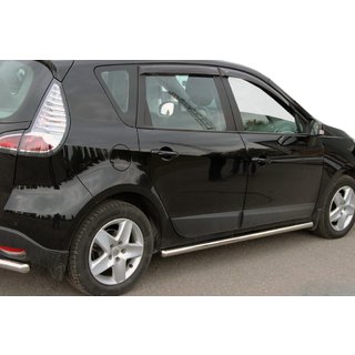 Боковые трубы BB001 (2 шт., нержавейка) Renault Scenic/Grand 2009-2016 гг. фото 1