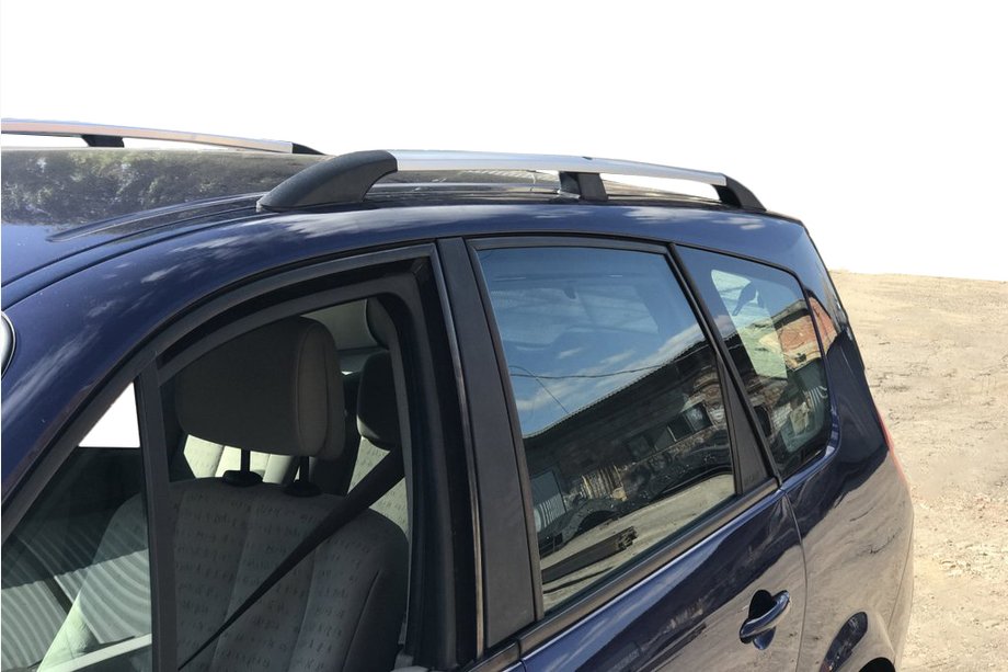 Renault Scenic/Grand 2003-2009 гг. Хромированные Рейлинги (2 шт) Image