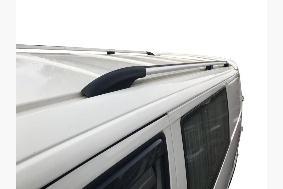 Volkswagen T4 Transporter 1990-2003 гг. Рейлинги Хром DORA (Металлическое Крепление) Image