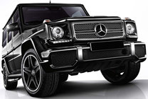 Mercedes G class W463 1990-2018 гг. Передний бампер AMG G63/G65 в сборе G65 (черная сетка) фото 6