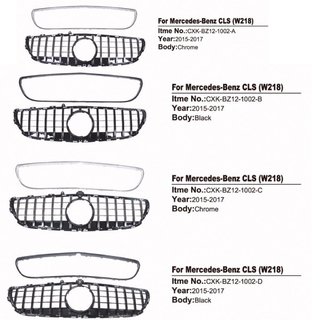Передняя Решетка Радиатора 2011-2014 (GT Panamericana) Mercedes CLS C218 2011-2018 гг. фото 4