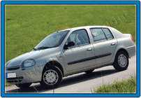 Renault Symbol 1999-2008 гг. Хромированные Накладки на Ручки (Нержавейка) фото 6