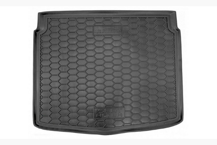 Seat Altea 2004-2015 гг. Коврик багажника нижняя полка (Autogumm, резина) Image