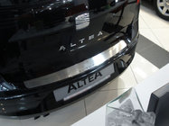 Seat Altea 2004-2015 гг. Накладка на задний бампер Nataniko (стандарт, нержавейка) фото 1
